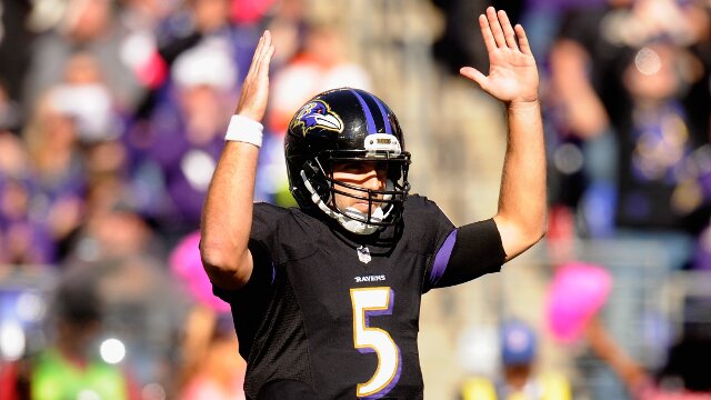 Joe Flacco Baltimore Ravens Touchdown Celebration