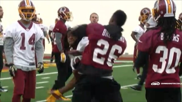 Washington Redskins Players Get Into Fist Fight During Practice