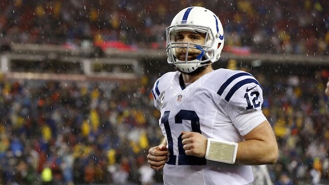 Andrew Luck Indianapolis Colts Quarterback New England Patriots
