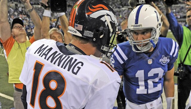 Peyton Manning and Andrew Luck