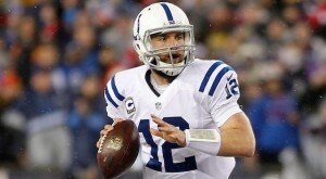 Andrew Luck Indianapolis Colts quarterback NFL AFC Playoffs