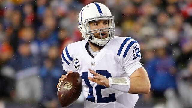 Andrew Luck Indianapolis Colts quarterback NFL AFC Playoffs