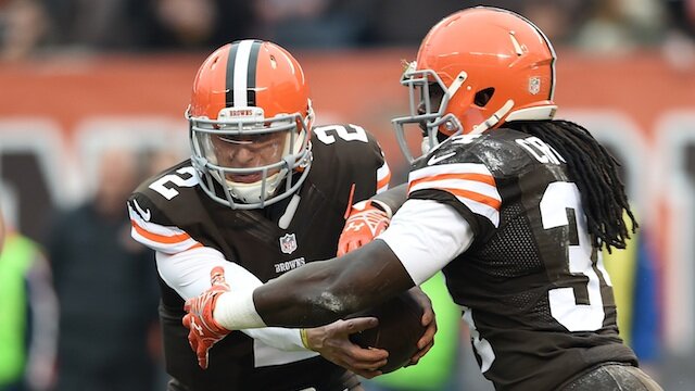 Johnny Manziel and Isaiah Crowell Cleveland Browns