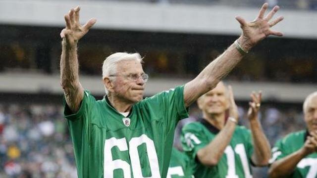 Chuck Bednarik Philadelphia Eagles Hall of Fame 60