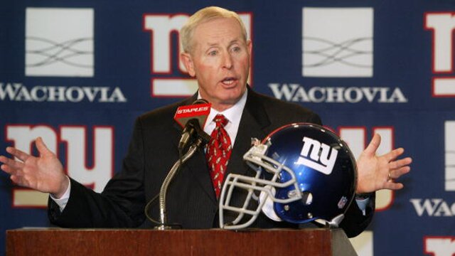 Tom Coughlin New York Giants NFL Draft