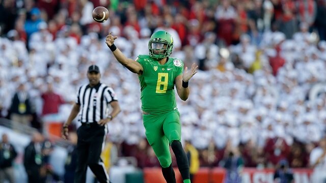 Marcus Mariota Will By Taken If He Falls To No. 10