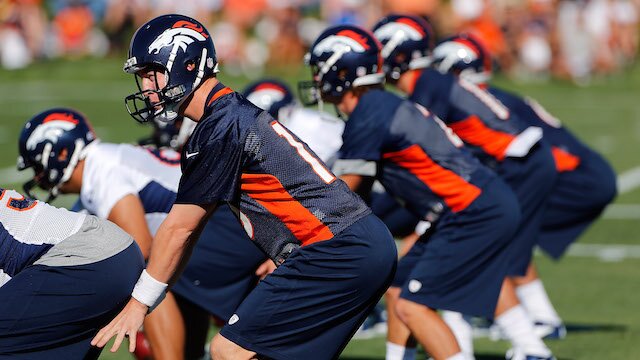 Peyton Manning Broncos Training Camp