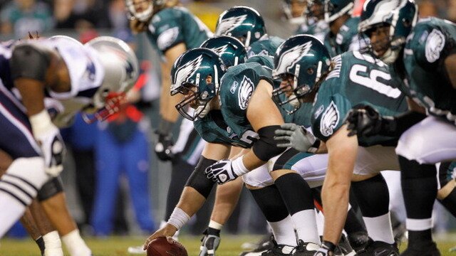Eagles offensive line