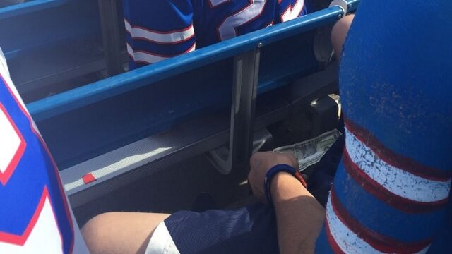 Buffalo Bills Fans Caught Enjoying White, Powdery Substance at Halftime