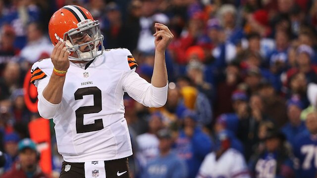 Cleveland Browns Demote Johnny Manziel to Third String Where He Belongs