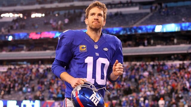 New York Giants' Eli Manning Snubbed From Pro Bowl