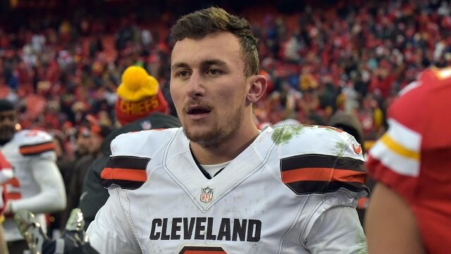 Johnny Manziel Spat in the Face of the Cleveland Browns