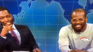  Von Miller Expertly Trolls Cam Newton On 'Saturday Night Live' 