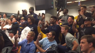 Cal Football Team Goes Nuts After Los Angeles Rams Select Jared Goff At No. 1 Overall