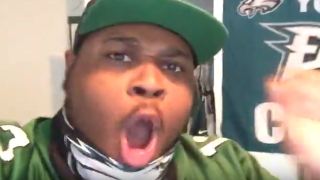 Philadelphia Eagles Fan Loses His Ever-Loving Mind Over NFL Draft Trade In Extremely NSFW Video