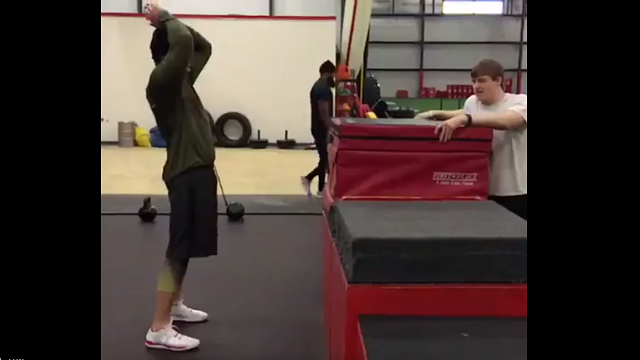 Watch Houston Texans\' J.J. Watt Execute Insane Box Jump