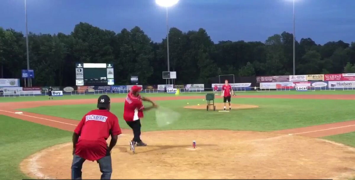 Watch Odell Beckham Jr. Channel Happy Gilmore While Hitting Softball Home Run