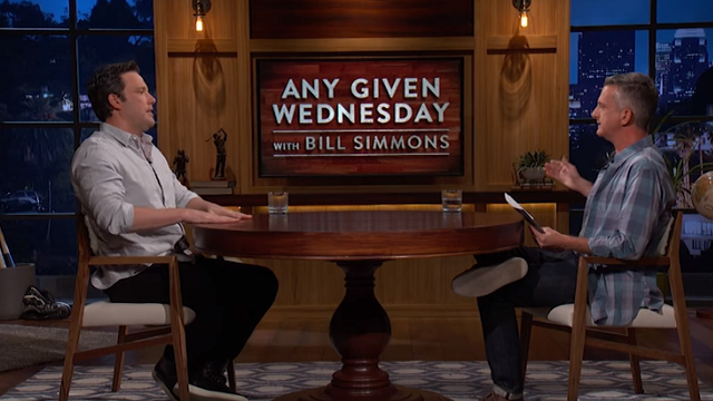 Watch Actor Ben Affleck Go On NSFW Diatribe About Deflategate On Bill Simmons' New HBO Show