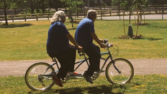 Buffalo Bills\' Rex & Rob Ryan Were Hilariously Photographed Riding A Tandem Bike