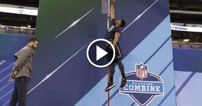 Projected No. 1 Pick Myles Garrett Stuns The Masses With Insane Vertical Jump