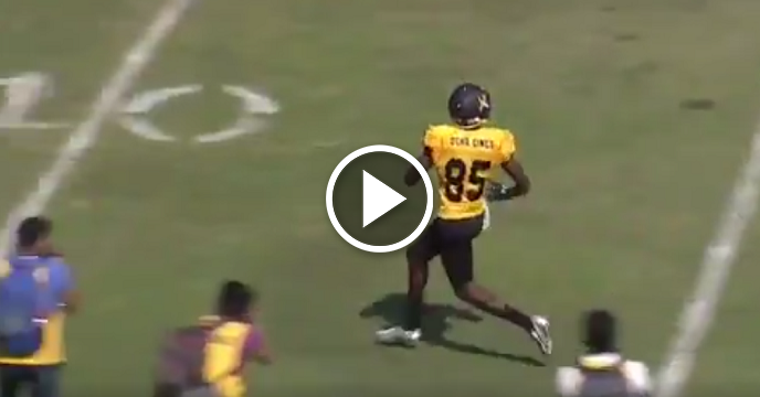 Chad Ochocinco Catches 41-Yard TD In First Mexican Football Game