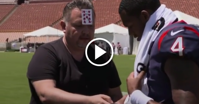 NFL Rookies Get Minds Blown By Slick Magician's Card Tricks