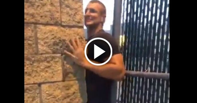 Rob Gronkowski and Friends Sneak Onto High School Football Field to Workout