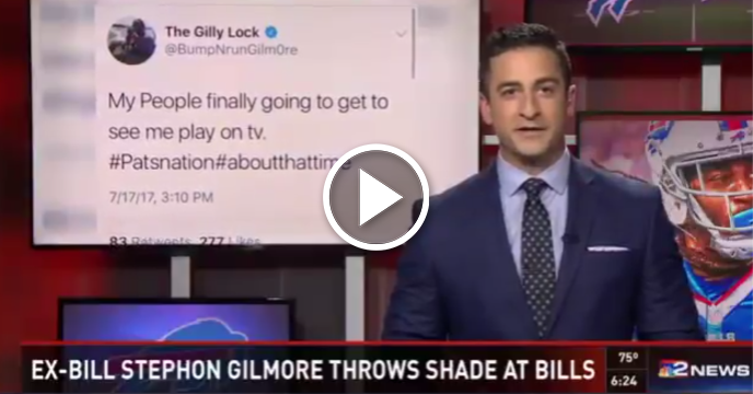 Buffalo News Anchor Throws Shade at Patriots' Stephon Gilmore with Lowlight Video