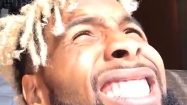 Odell Beckham Jr. Risks Serious Eye Damage By Staring Directly at Solar Eclipse With No Glasses