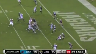 Watch: Jaguars' Blake Bortles Throws One TD, One INT Against Panthers