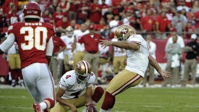 Phil Dawson connects on two long Field Goals