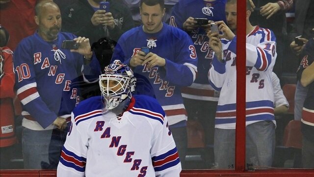 Henrik Lundqvist just wants to wear this uniform again. Geoff Burke-USA TODAY Sports Images