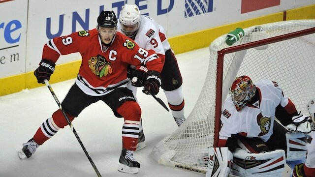 Khabibulin in the net requires Toews to take action