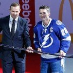 Martin St. Louis Presented With Silver Stick During 1,000 Game Ceremony