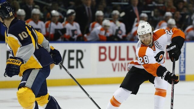 flyers defeat sabres but not without struggling