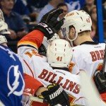 Ben Bishop Reacts To Calgary Flames Goal