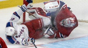 New York Rangers collides with Montreal Canadiens Carey Price in Game 1 of the Eastern Conference Final