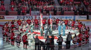 The Ottawa Senators hold an emotional tribute ceremony prior to Saturday's game against the New Jersey Devils