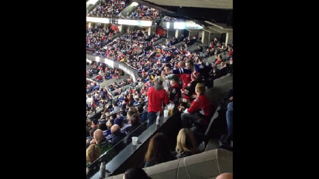 NHL Fan Fight Breaks Out During Leafs vs. Senators
