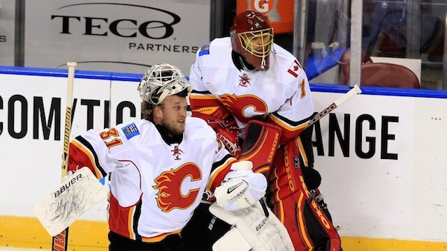 Karri Ramo Jonas Hiller Calgary Flames 2014-15