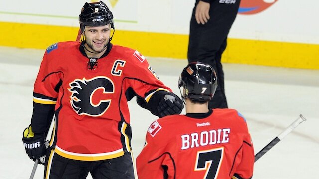 Mark Giordano TJ Brodie Norris Trophy Calgary Flames 2014-15
