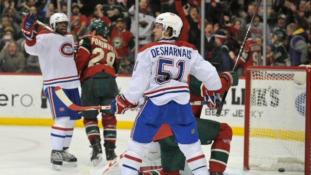 David Desharnais Montreal Canadiens