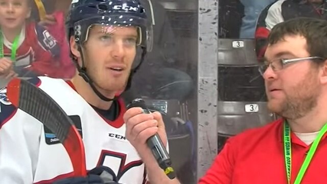 Hockey Player Channels Super Troopers Meow Game During Interview