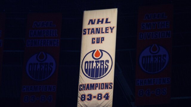 Stanley Cup Banner, Edmonton Oilers