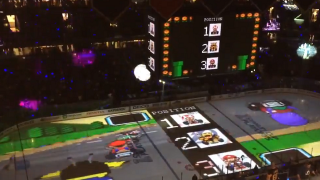 Tampa Bay Lightning Turn Rink Into Giant Game Of Mario Kart