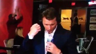 Hockey Announcer Gets Caught Dipping After Washington Capitals Score Game-Winning Goal in OT