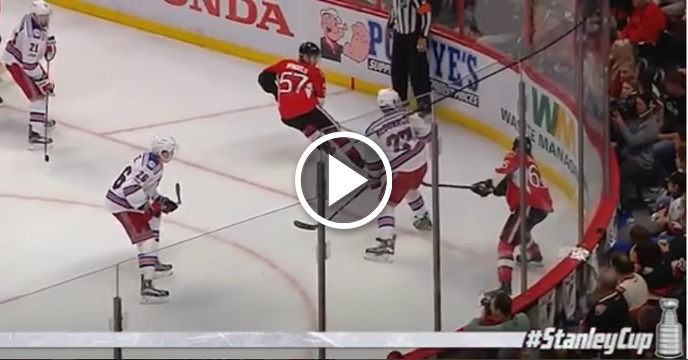 Eric Karlsson Wins Game 1 for Ottawa Senators on Impossible Angle Goal
