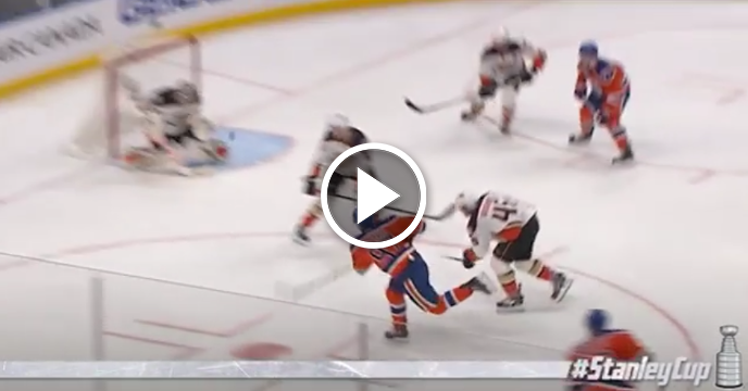 Connor McDavid Shows Off Magical Moves Before Burying Wicked Wrist Shot Goal