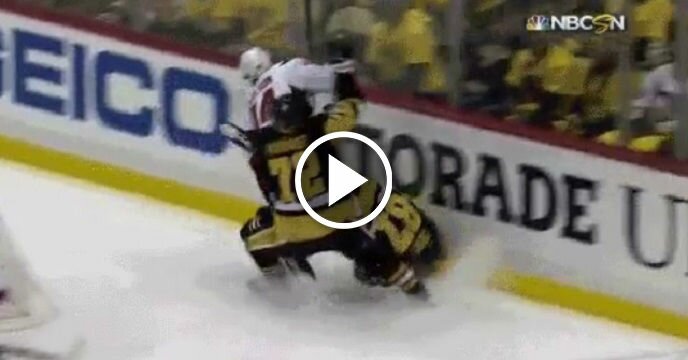 Sidney Crosby Crashes Headfirst Into the Boards Just Days After Suffering Yet Another Concussion
