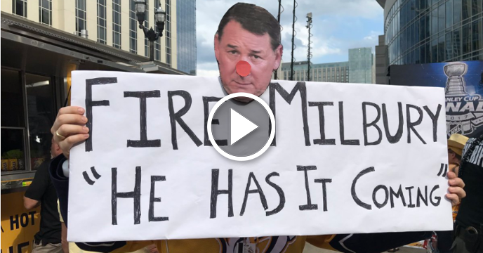 Predators Fan Rips NBC's Mike Milbury with Expletive-Laden Tirade in Stanley Cup Postgame